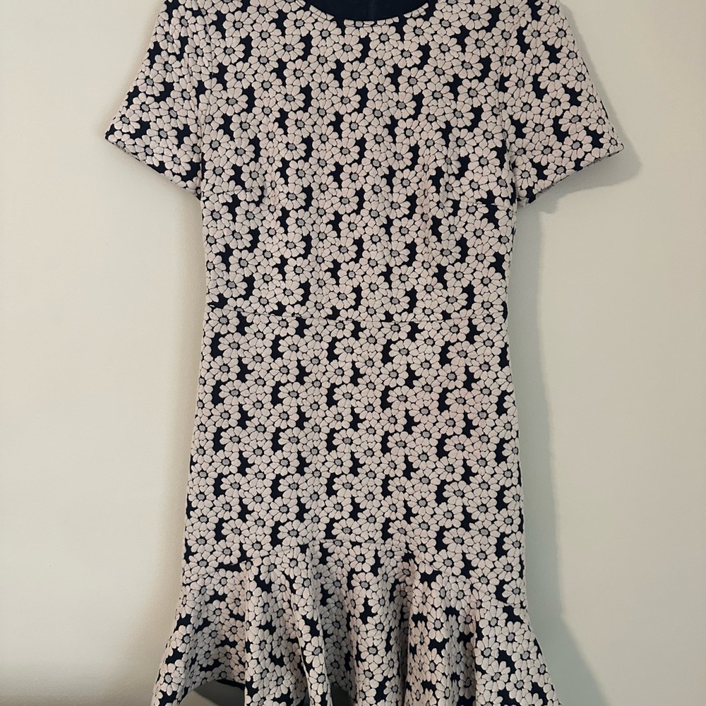 Trina Turk Black and White Floral Dress